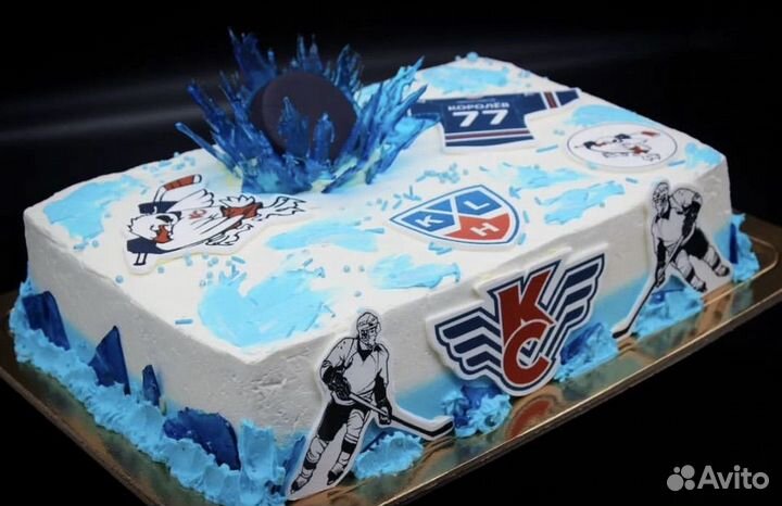Торт хоккеисту, день рождения