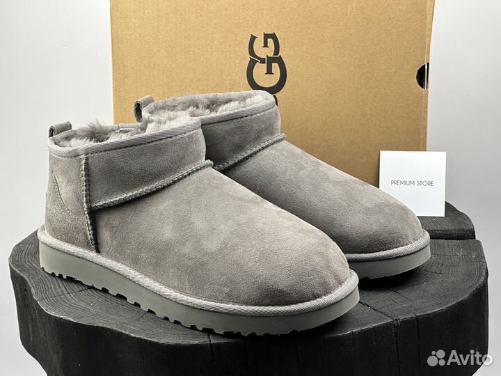 Угги Ugg Classic Ultra Mini Grey