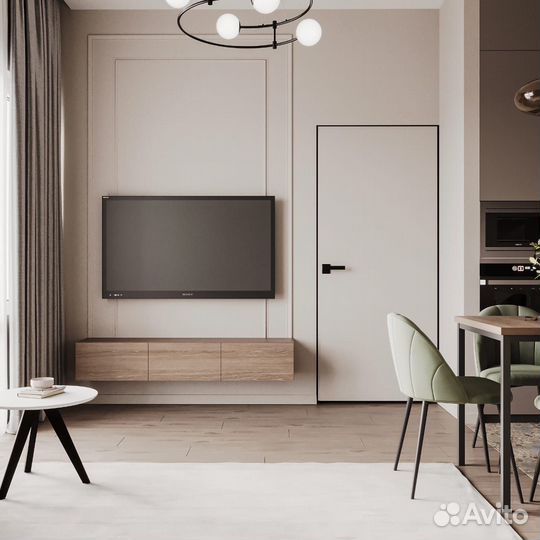 Скрытые двери полный комплект