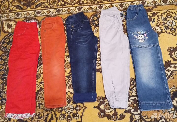 Вещи для девочки пакетом рост 104-110