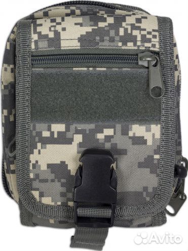 Несессер раскладной камуфлированный серый