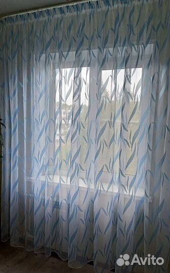 Штора тюль новая 4,5 м