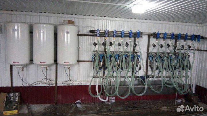 Молокопровод на 200 голов для доения крс