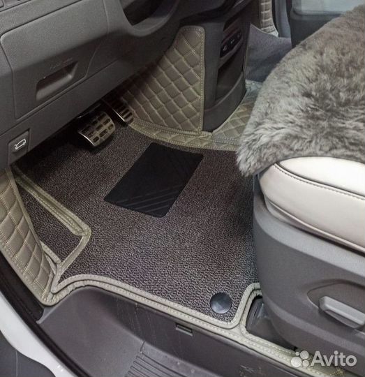 Автомобильные коврики экокожа