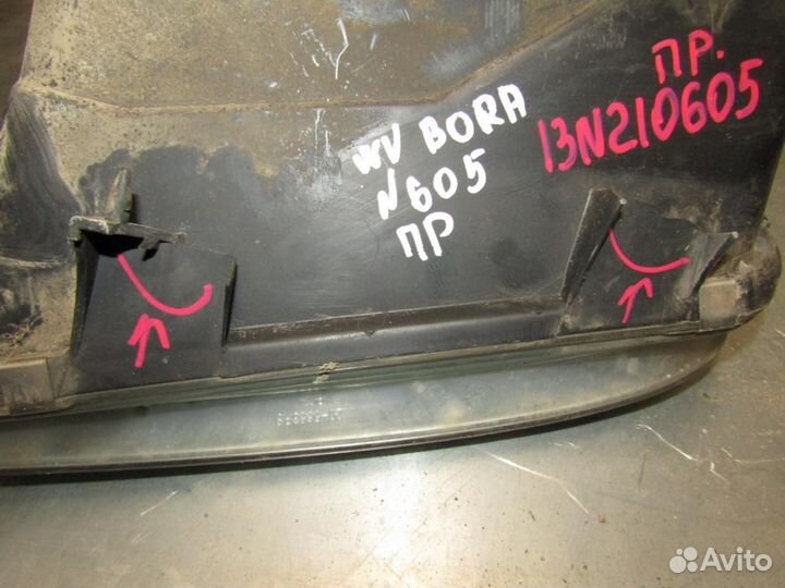 Фара правая Golf IV/Bora 1997-2005