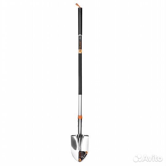 Лопата штыковая нержавеющая с алюминиевым черенко
