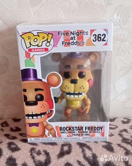 Фигурка Funko POP/ fnaf Rockstar Freddy+ книги