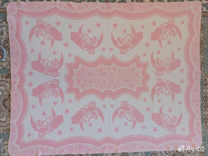 Одеяло байковое детское, б/у