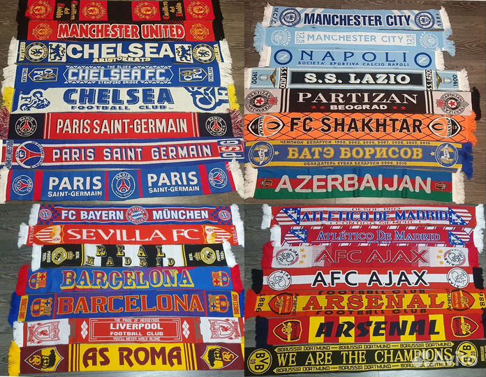 Футбольные шарфы