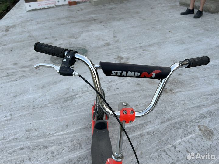 Самокат с надувными колесами