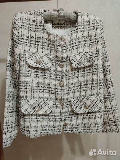 Твидовый жакет
