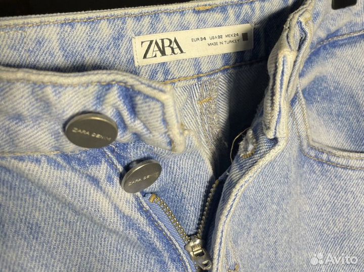 Джинсы zara 34