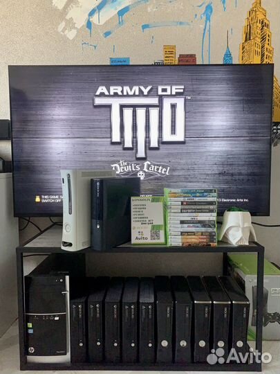 Xbox 360 + 2 игры на выбор