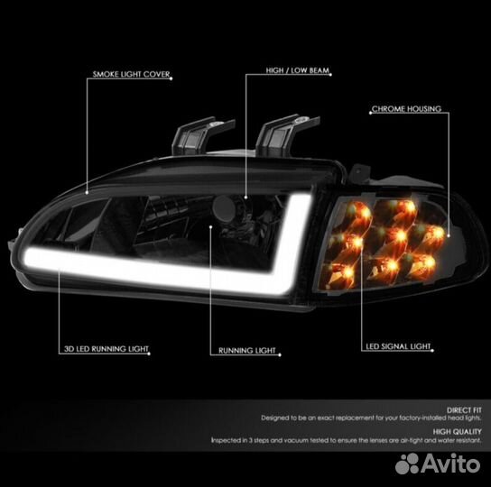 Поворотник honda civic EG хеч/купе