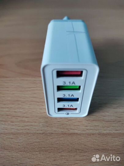 Зарядное устройство (быстрая зарядка 4 usb порта)