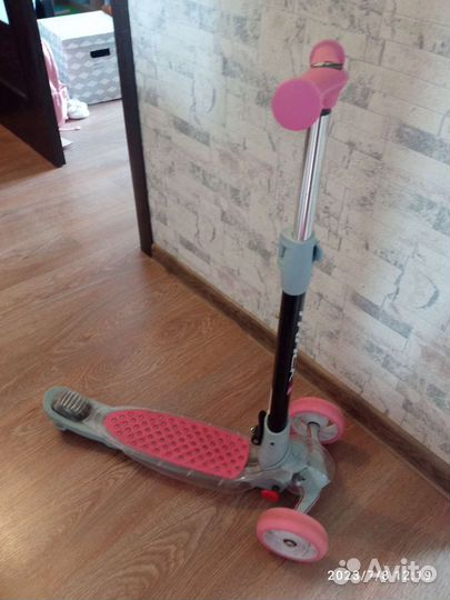 Самокат детский трехколесный складной