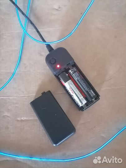 Неоновая подсветка синяя