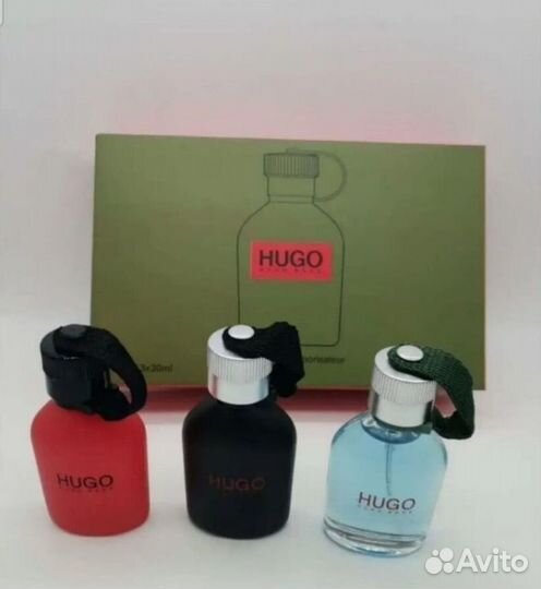 Hugo boss подарочный набор 3х30 духи парфюм