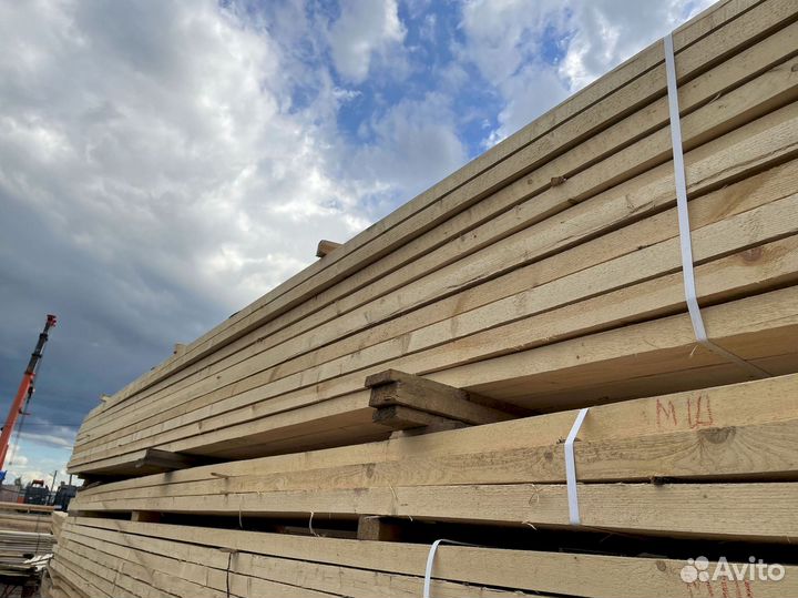 Доска обрезная 50х100х6000
