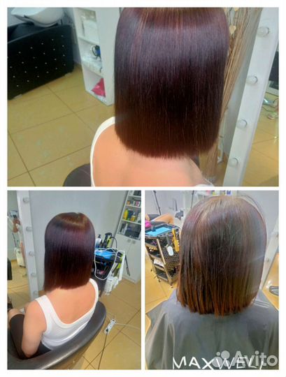Реконструкция волос/кератин/ботокс