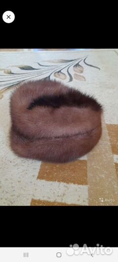 Шапка норковая женская