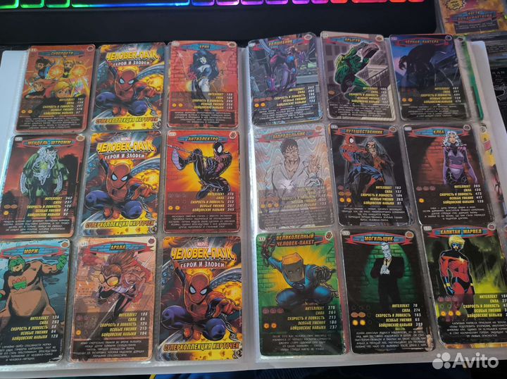 Карточки человек паук