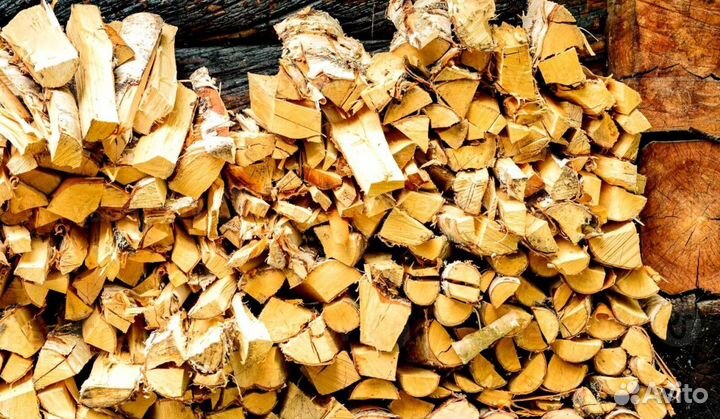 Дрова березовые нарубленные