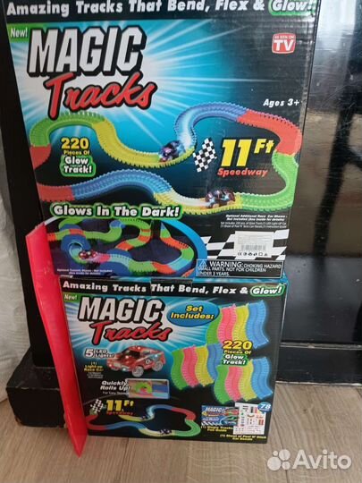 Светящийся трек с машинками
