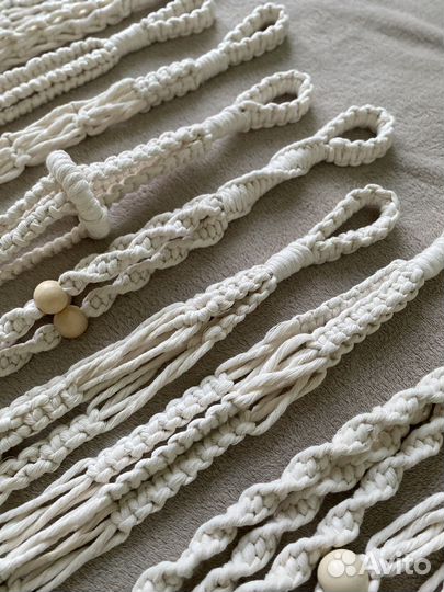 Подвесы кашпо макраме для комнатных растений