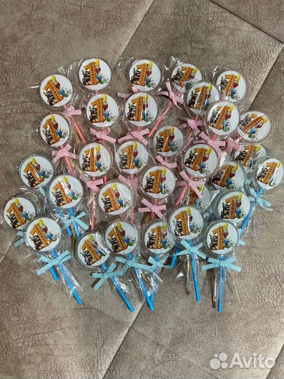 Леденцы топперы без сахара на день воспитателя