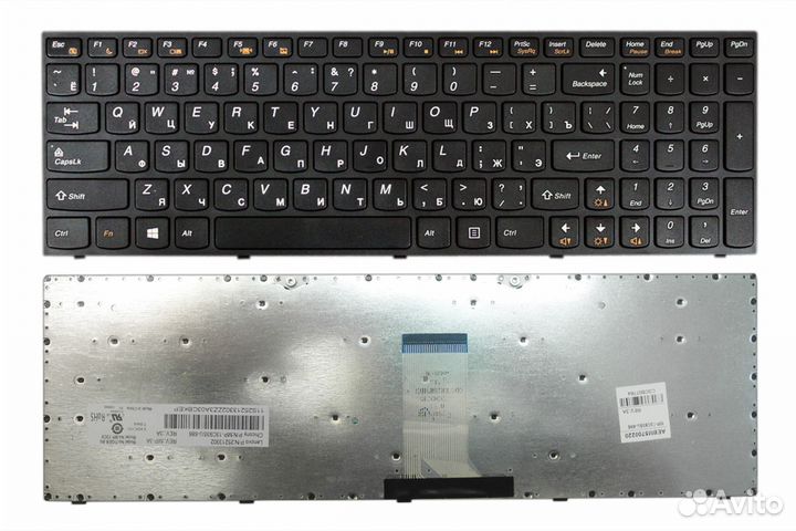 Клавиатура для ноутбука Lenovo B5400, M5400 черная