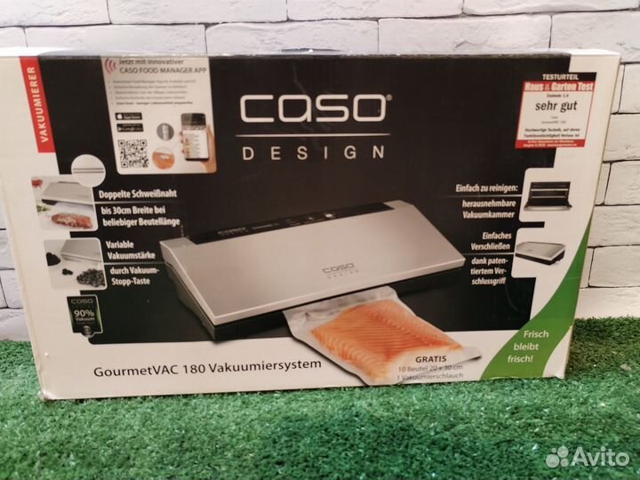 Вакуумный упаковщик Caso gourmetvac 180 (1384)
