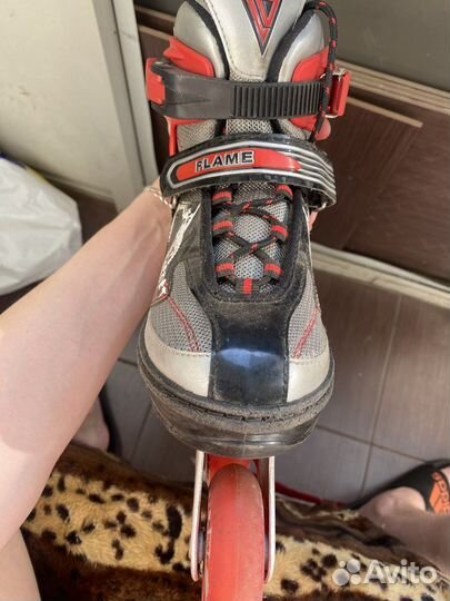 Роликовые коньки 35 38 детские