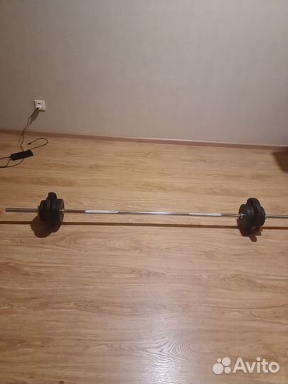 Штанга новая 35 кг(гриф+блины)