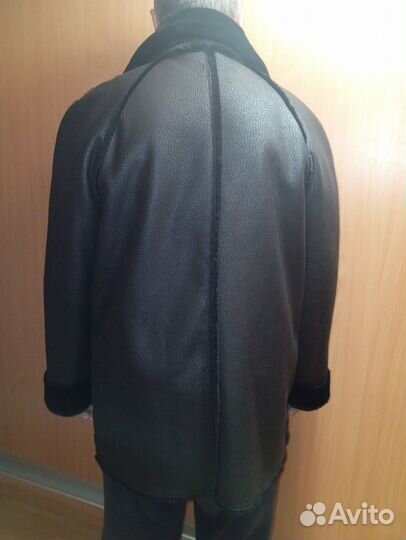 Дубленка мужская эко мех