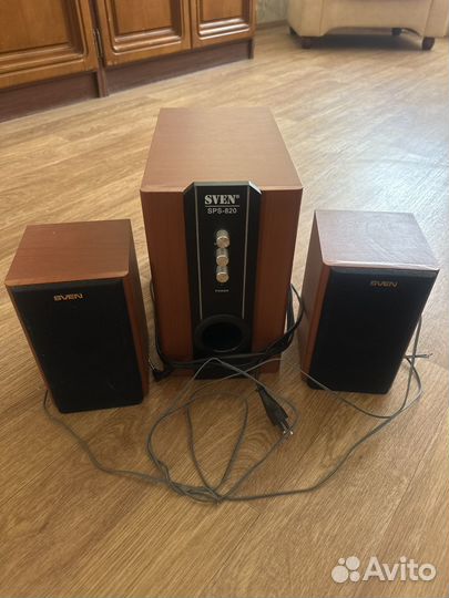 Колонки с сабвуфером sven