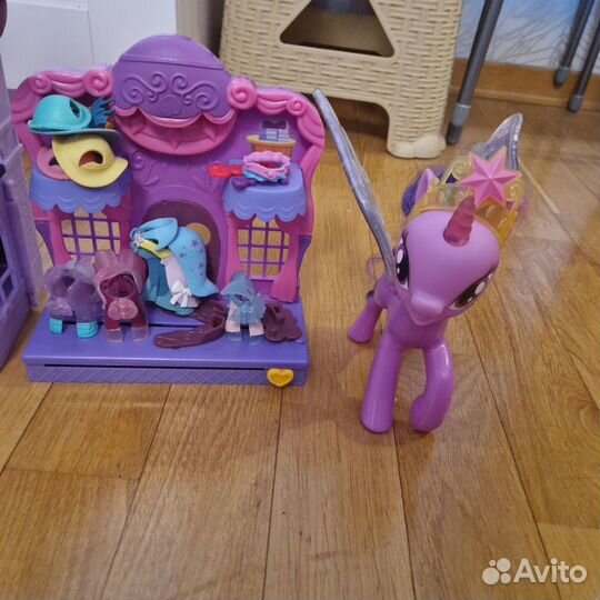 My Little Pony замок,бутик, фигурки, большие куклы