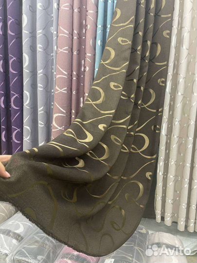 Шторы блекаут рогожка