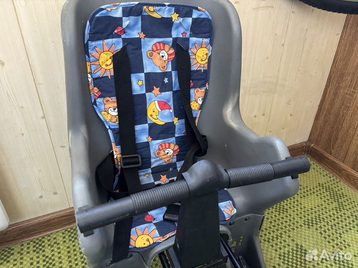Детское кресло для велосипеда на багажник