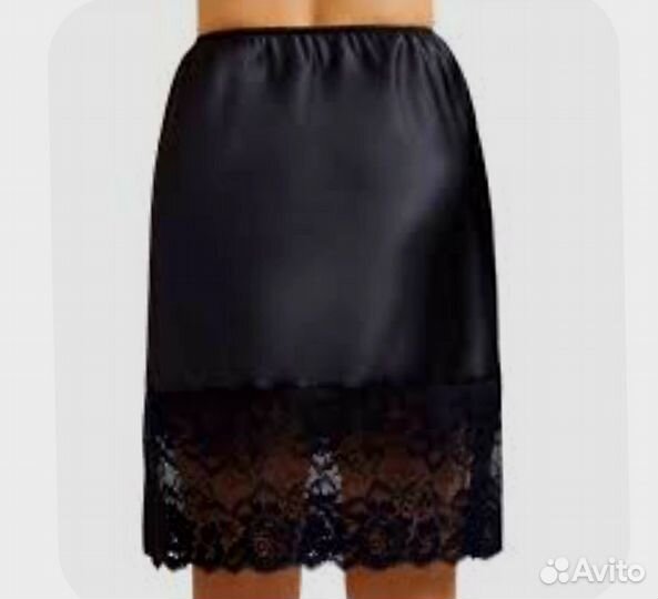 Нижняя юбка подъюбник чёрный Англия 42-44-46