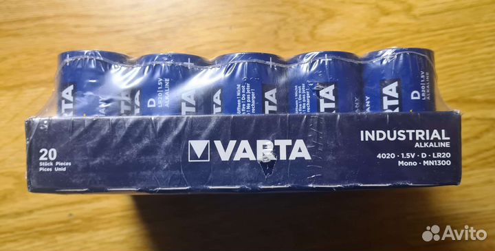 Батарейки varta LR20