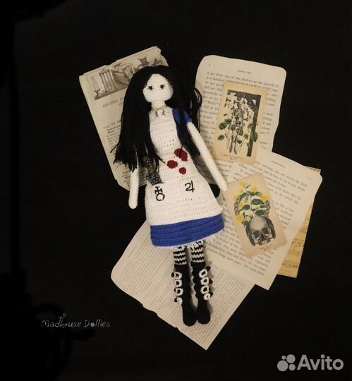Вязаная кукла Алиса Лидделл Alice: Madness Returns