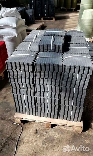 Модульный пол для гаража