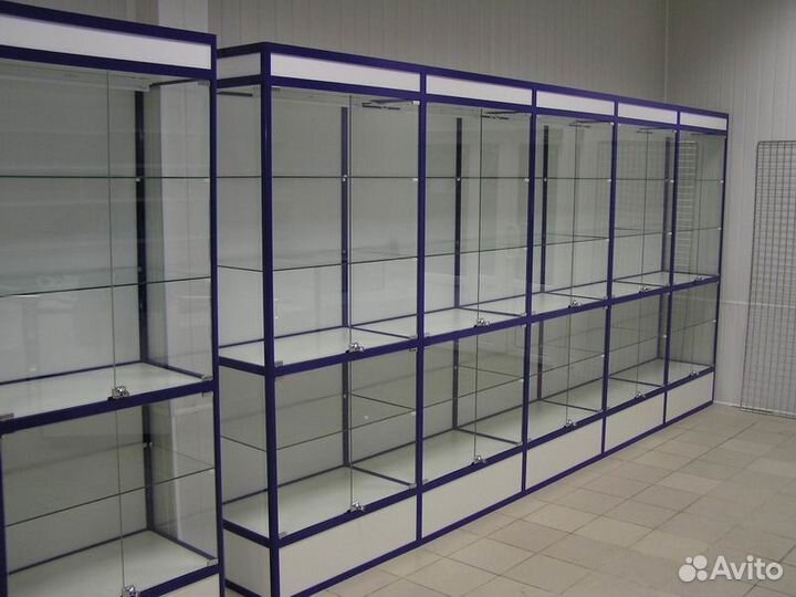 Витрина для магазина из профиля