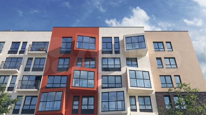 1-к. квартира, 46,3 м², 5/5 эт.