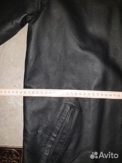 Кожаное пальто