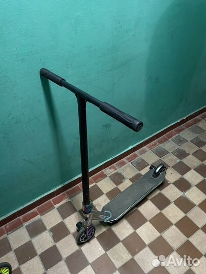 Трюковой самокат oxelo mf 3.6 хром