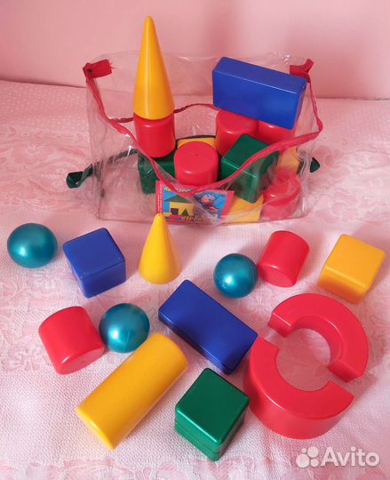 Конструктор Строитель 28 деталей