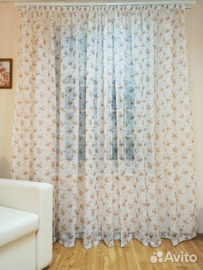 Тюль(вуаль 4м)новый