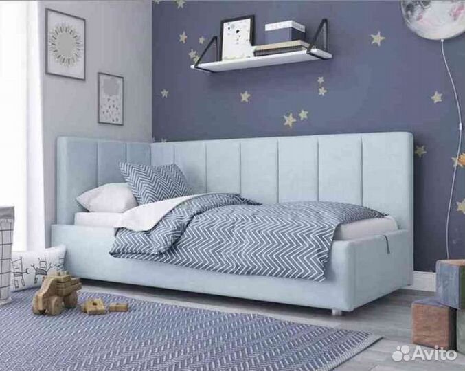 Детская кровать диван с мягкими бортиками